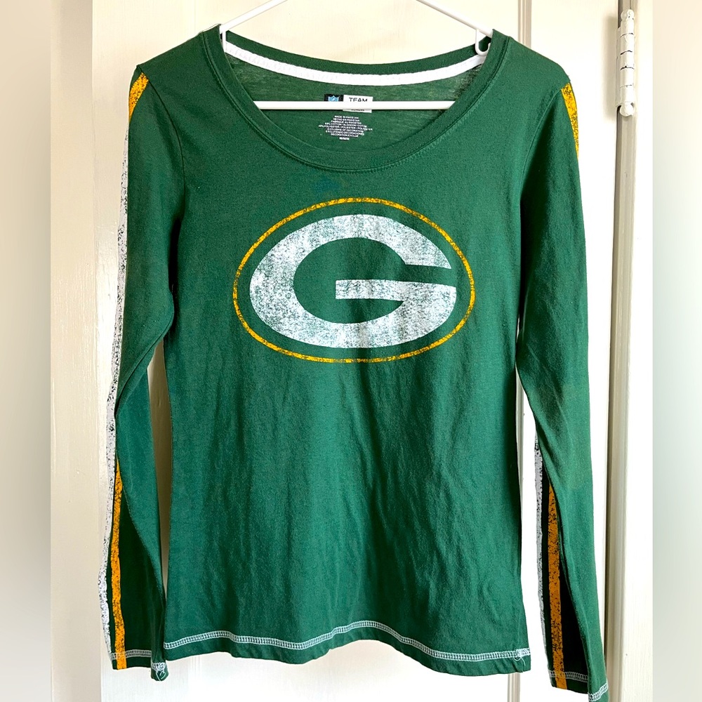 NFL Official Team Apparel GREEN BAY PACKERS women’s medium long sleeved tee